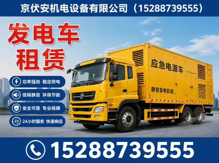 长春应急发电机出租展示图